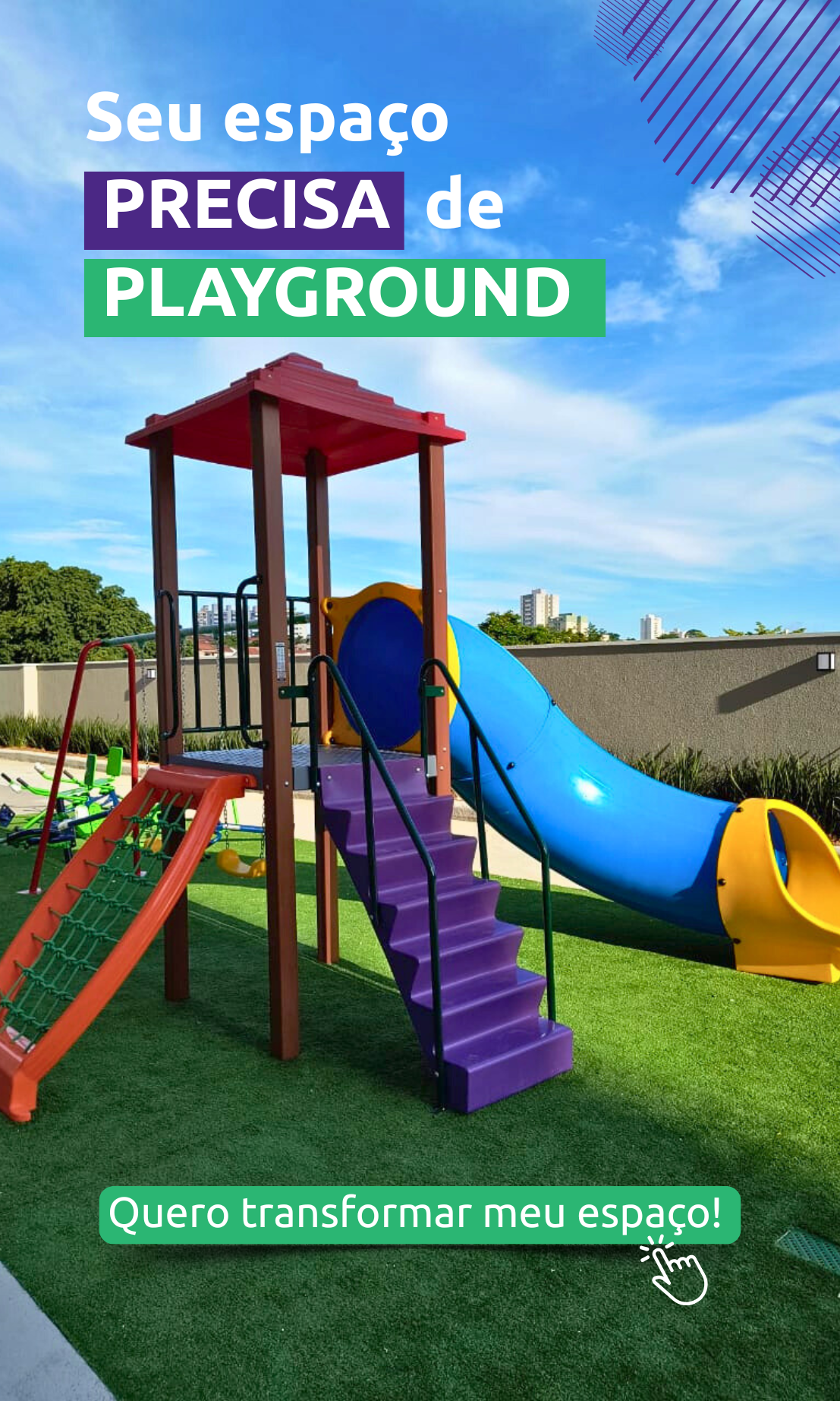 Seu espaço precisa de Playground!