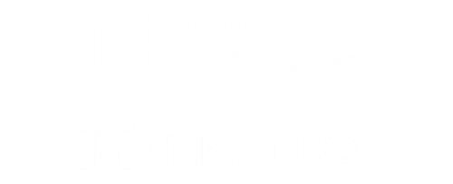 Logotipo Instituo Falção Bauer e Logotipo Inmetro